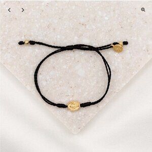 My Saint My Hero Miraculous Mary Bracelet - Black and Gold - NWT